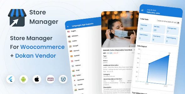 Store Manager - Woocommerce Admin and Dokan vendor app
